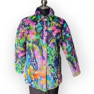 Claire Desjardins Wearable Art Quilted Spring Jacket Size Small